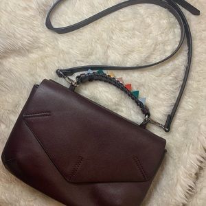 Zara crossbody with multicolor handle